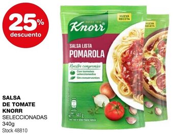 Atomo Conviene SALSA DE TOMATE KNORR 340g oferta