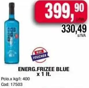 Maxiconsumo ENERG.FRIZEE BLUE x 1 lt. oferta