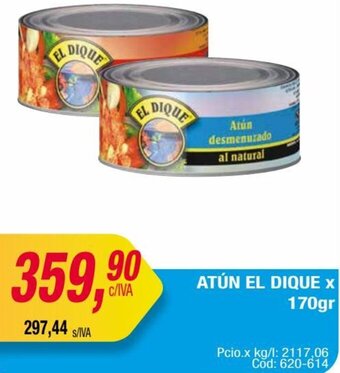 Maxiconsumo ATÚN EL DIQUE X 170gr oferta