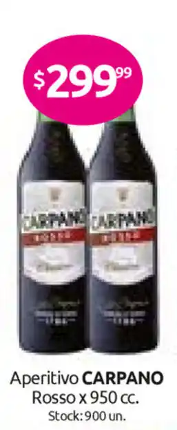 Carpano Aperitivo Rosso x 950 cc