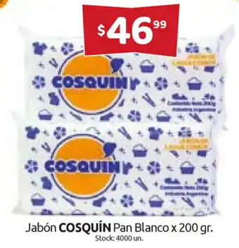 Cordiez Cosquín Jabón Pan Blanco x 200 gr oferta