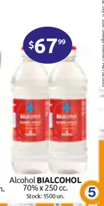 Cordiez Bialcohol Alcohol 70% x 250cc oferta