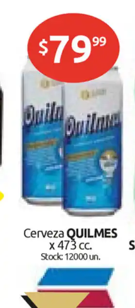 Cordiez Quilmes Cerveza x 473 cc oferta