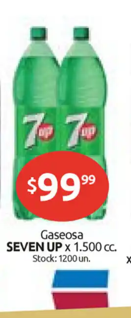 Cordiez Seven up Gaseosa x 1500cc oferta
