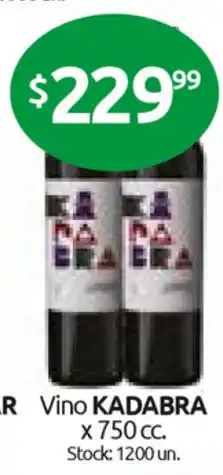 Cordiez Kadabra Vino x 750 cc oferta