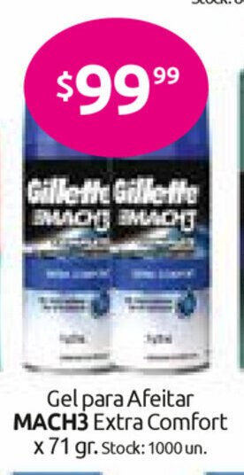Cordiez Mach3 Gel para Afeitar Extra Comfort x 71gr oferta