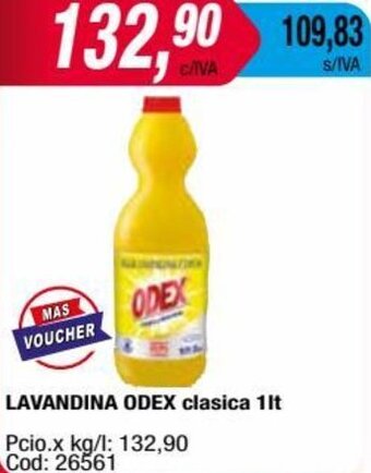 Maxiconsumo LAVANDINA ODEX clasica 1lt oferta
