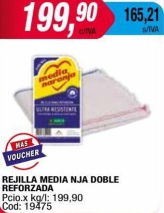 Maxiconsumo REJILLA MEDIA NJA DOBLE REFORZADA oferta