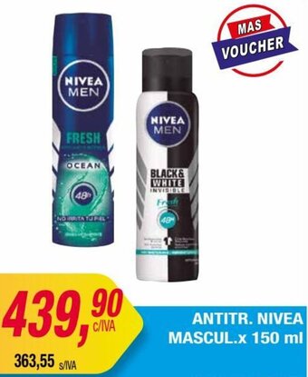 Maxiconsumo ANTITR. NIVEA MASCUL.X 150 ml oferta