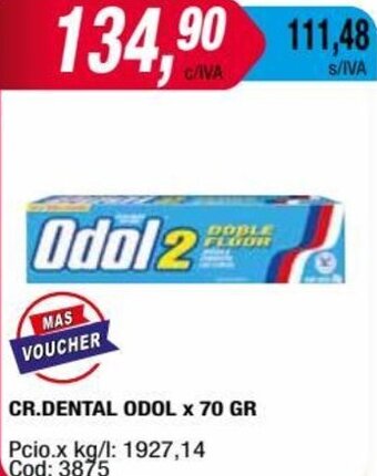 Maxiconsumo CR.DENTAL ODOL x 70 GR oferta