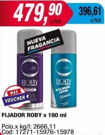 Maxiconsumo FIJADOR ROBY x 180 ml oferta