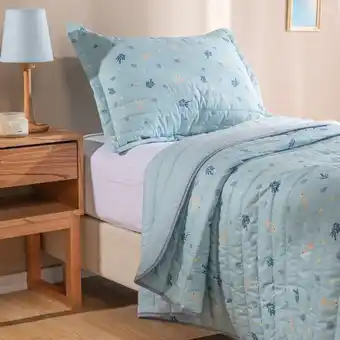 Arredo Cubrecama 1 plaza reversible pez globo oferta