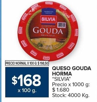 Carrefour Maxi Queso gouda horma silvia x 100g oferta
