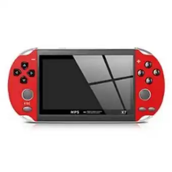 Consola portatil multiplataformas x7 roja
