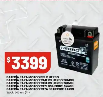 Changomas Batería para moto oferta