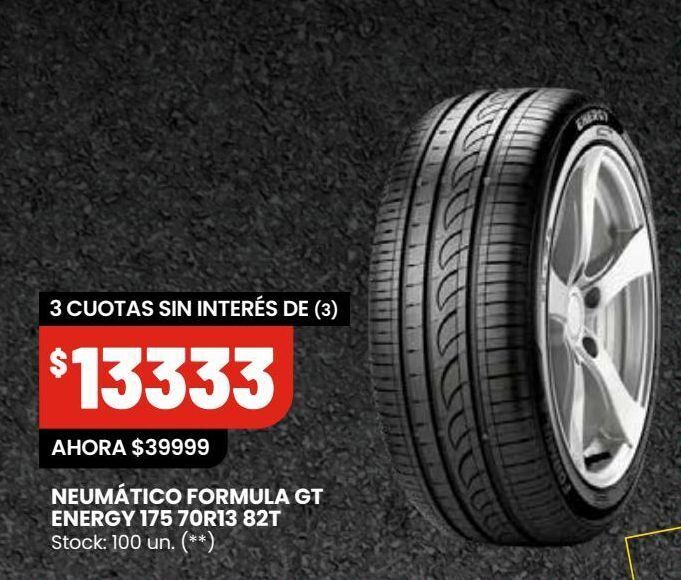 Changomas Neumáticos oferta