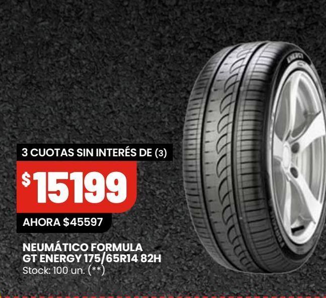 Changomas Neumáticos formula oferta