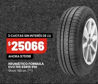 Changomas Neumáticos formula evo oferta