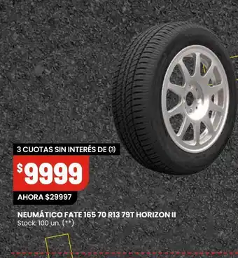 Changomas Neumáticos fate 165 70 r13 oferta