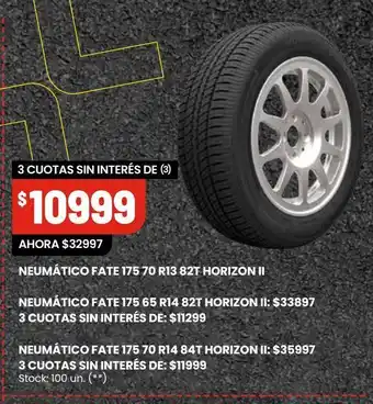 Changomas Neumáticos fate 175 70 r13 oferta