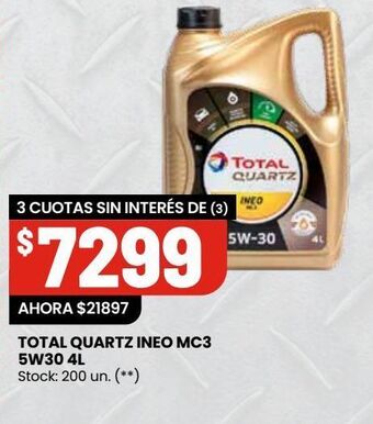 Changomas Total quartz oferta