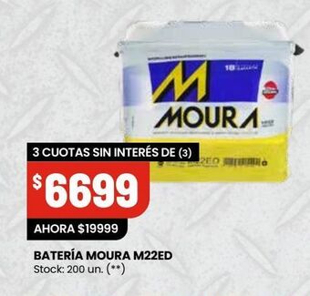 Changomas Batería moura oferta