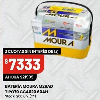 Changomas Batería moura oferta