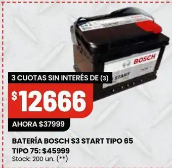 Changomas Batería bosch oferta