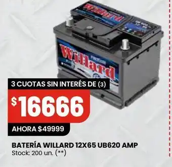Changomas Batería willard oferta