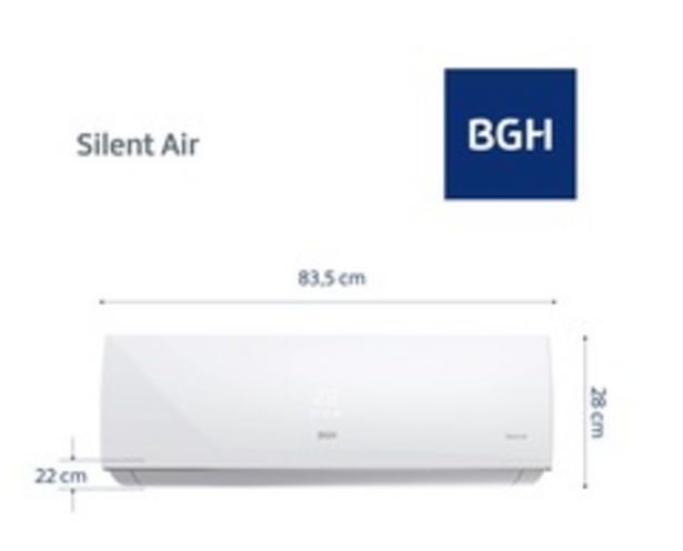 Mobilar Aire acondicionado splt bgh 3300w  frio/calor bs35wcau oferta