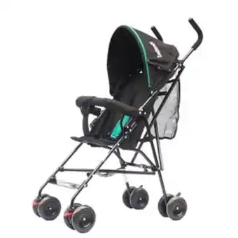 Frávega Coche paragüita bebesit tours 1052 negro/verde oferta