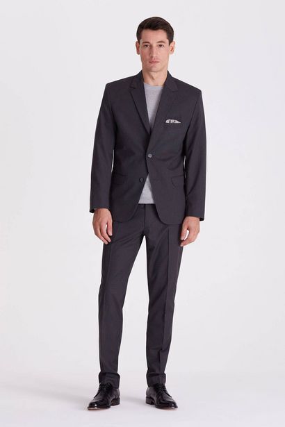 Macowens Traje ss100 fantasía fit gris oferta