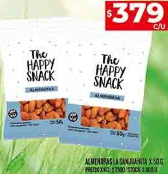 Supermercados DIA ALMENDRAS LA SANJUANITA X 50 G oferta
