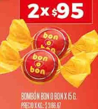 Supermercados DIA BOMBON BON O BON X 15 G. oferta