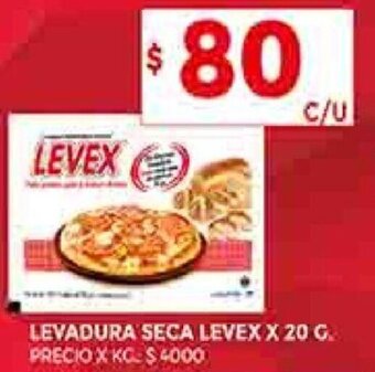 Supermercados DIA LEVADURA SECA LEVEX X 20 G. oferta
