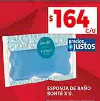 Supermercados DIA ESPONJA DE BAÑO BONTÉ X U. oferta