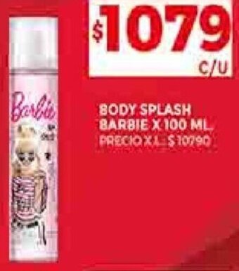 Supermercados DIA BODY SPLASH BARBIE X 100 ML oferta