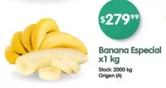 Supermercados Buenos Días Banana Especial x1 kg oferta