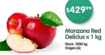 Supermercados Buenos Días Manzana Red Delicius x 1 kg oferta