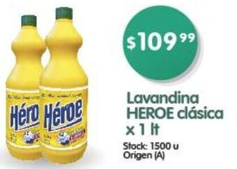 Supermercados Buenos Días Lavandina HEROE clásica x 1lt oferta
