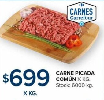 Carrefour CARNE PICADA COMÚN X KG. oferta