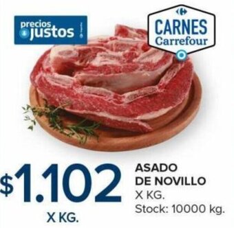 Carrefour ASADO DE NOVILLO X KG. oferta