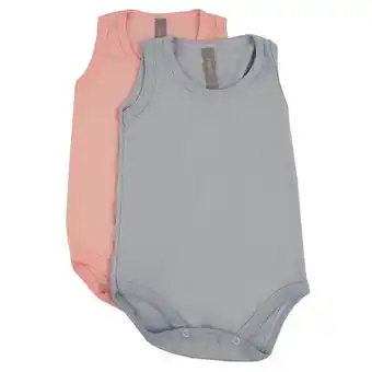 Coto Body bebe/a musculosa liso celeste talle 3 meses oferta