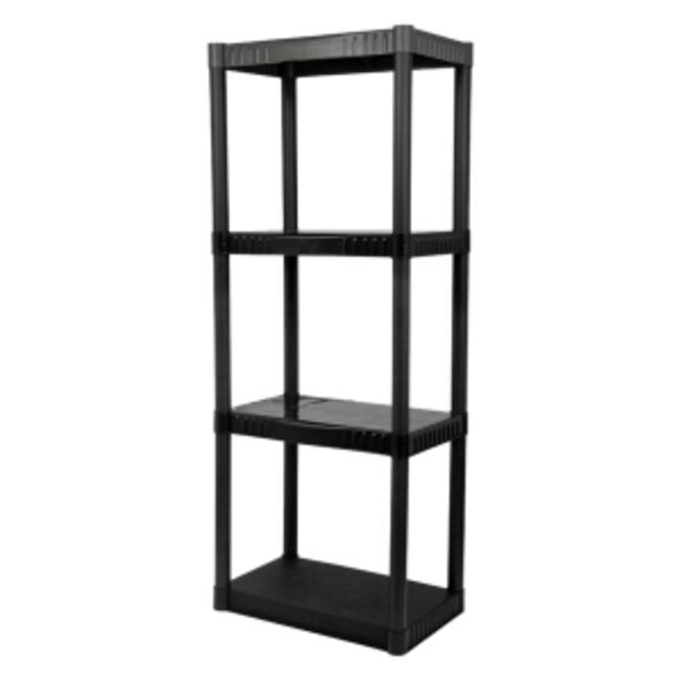 Macrofer Estante plastico 25075 pretul 4 repisas oferta