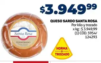 Makro QUESO SARDO SANTA ROSA oferta