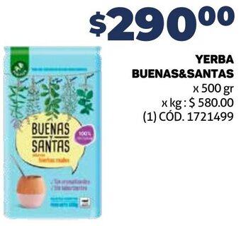 Makro YERBA BUENAS&SANTAS x 500 gr oferta