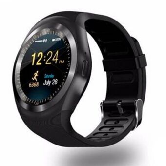 Frávega Reloj inteligente smartwatch y1 negro deportivo android ios cronometro control de musica oferta
