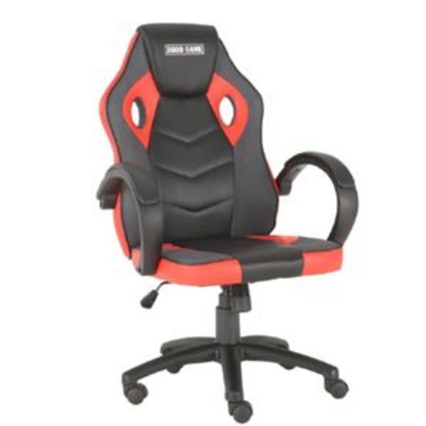 Frávega Silla gamer mid core roja good game oferta