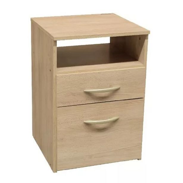 Tio Musa Mesa de luz platinum 962 savanna  de 1 cajon y 1 puerta oferta
