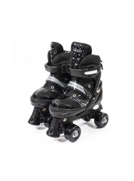 El Mundo del Juguete Patines extensibles 4 ruedas power superb negro m oferta